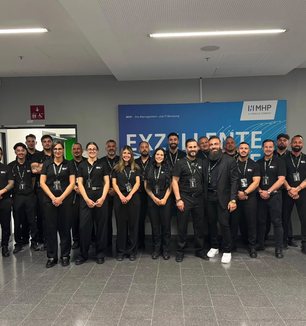 Das BUDA PROTECT Team bei einem Großevent